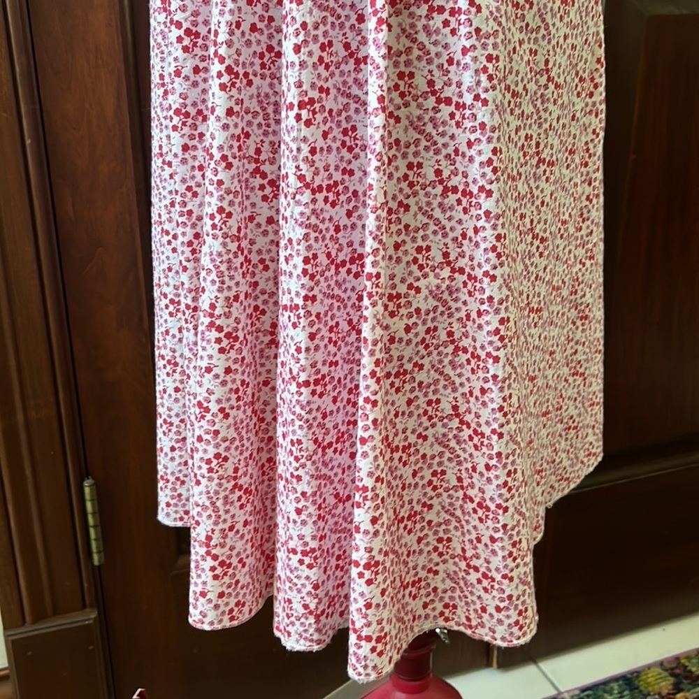 Passport NWT Pink/ Red Floral Print Sun Dress Size S - Picture 7 of 13